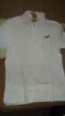 Camisa Polo Hollister Branca